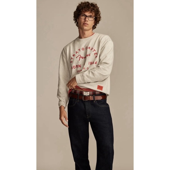 Lucky Brand Cole Hauser Made in USA Athletic Straight Men's Jeans W38 L32 Rinse - Picture 10 of 16